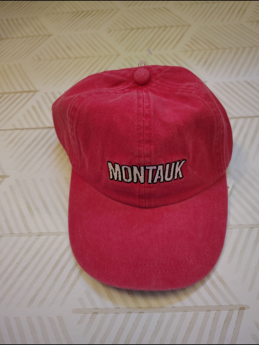 Montauk Embroidered Cap - Raspberry Pink Nwt On‎ 34th